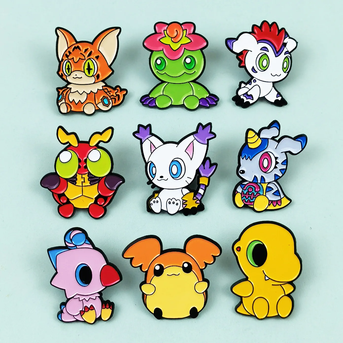 Digital Monster Cartoon Q-version Japanese Anime Number Brooch Cute Little Animal Peripheral Accessories Badge Backpack Metal
Digital Monster Cartoon Q-version Japanese Anime Number Brooch Cute Little Animal Peripheral Accessories Badge Backpack Metal