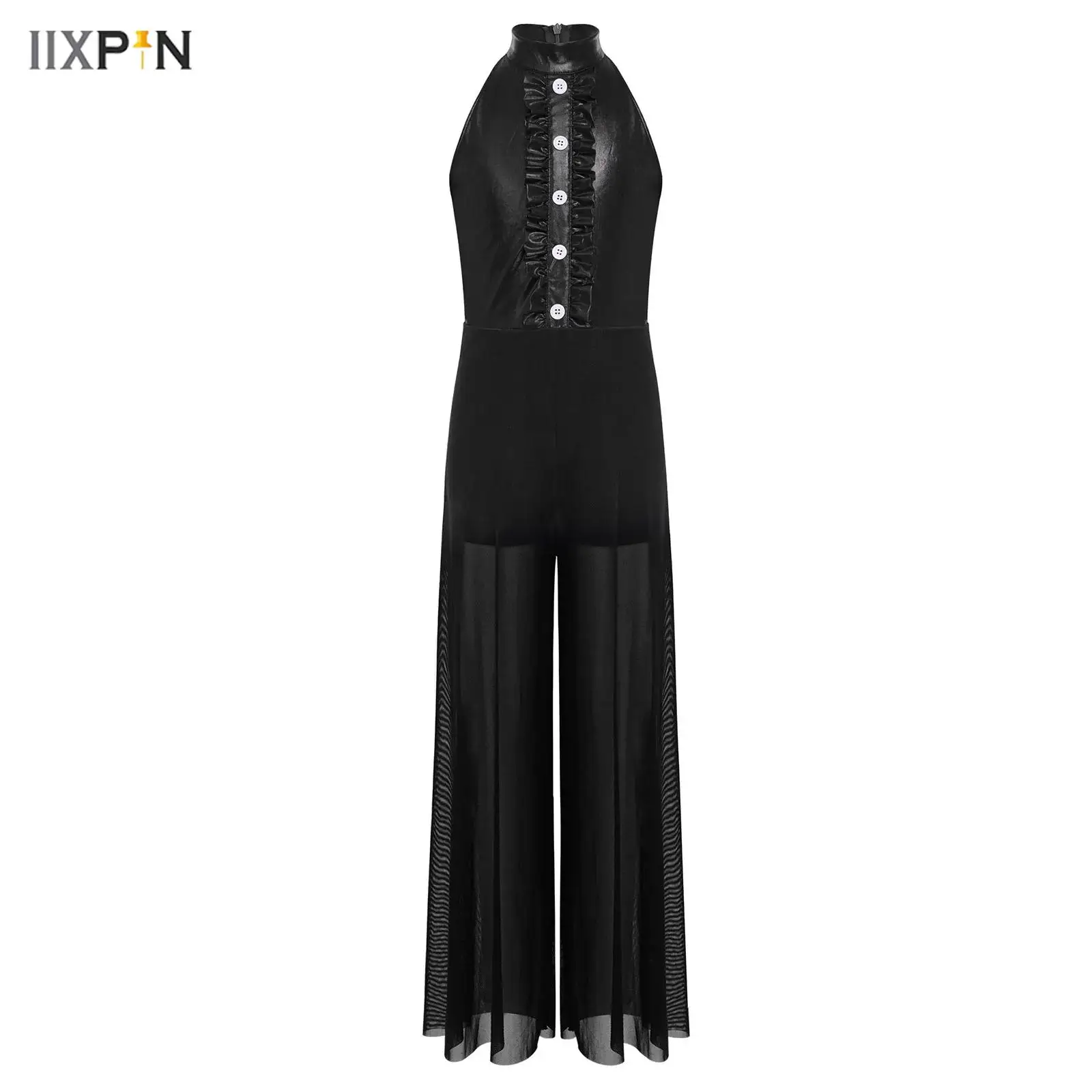 Kid Girl Shimmery Wide-Leg Ballet Dance Jumpsuit Dancewear Sleeveless Full Length Bodysuit Ballet Classical Dance Stage Clothes
Kid Girl Shimmery Wide-Leg Ballet Dance Jumpsuit Dancewear Sleeveless Full Length Bodysuit Ballet Classical Dance Stage Clothes