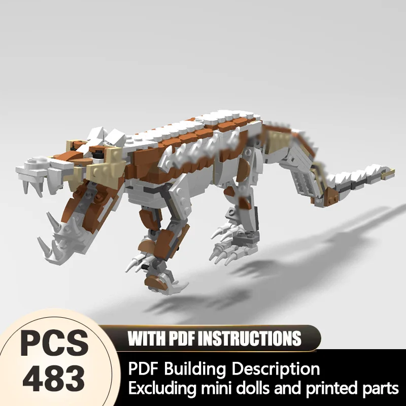 Creators Animal Series Model MOC Building Bricks Kaprosuchus Modular Technology Gifts Holiday Assemble Children Toys Suit
Creators Animal Series Model MOC Building Bricks Kaprosuchus Modular Technology Gifts Holiday Assemble Children Toys Suit