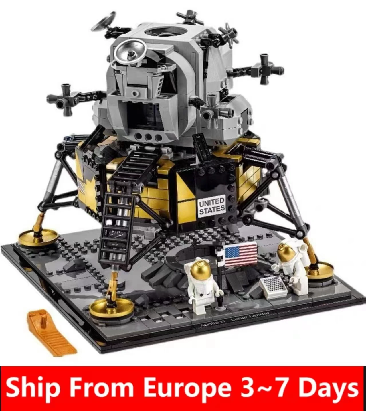 In Stock 37003 Apollo Saturn V Space Launch 60003 Apollo 11 Moon Space Rocket Lunar Lander Model Building Blocks Toy 10266 21309
In Stock 37003 Apollo Saturn V Space Launch 60003 Apollo 11 Moon Space Rocket Lunar Lander Model Building Blocks Toy 10266 21309