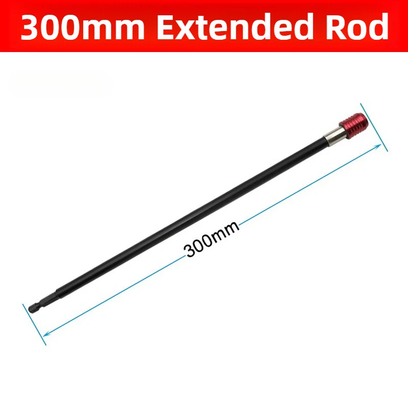 1pc 300mm Quick Release 1/4" Screwdriver Drill Bit Holder High Carbon Steel Magnetic Extension Rod For Metal Drilling Tools
1pc 300mm Quick Release 1/4" Screwdriver Drill Bit Holder High Carbon Steel Magnetic Extension Rod For Metal Drilling Tools