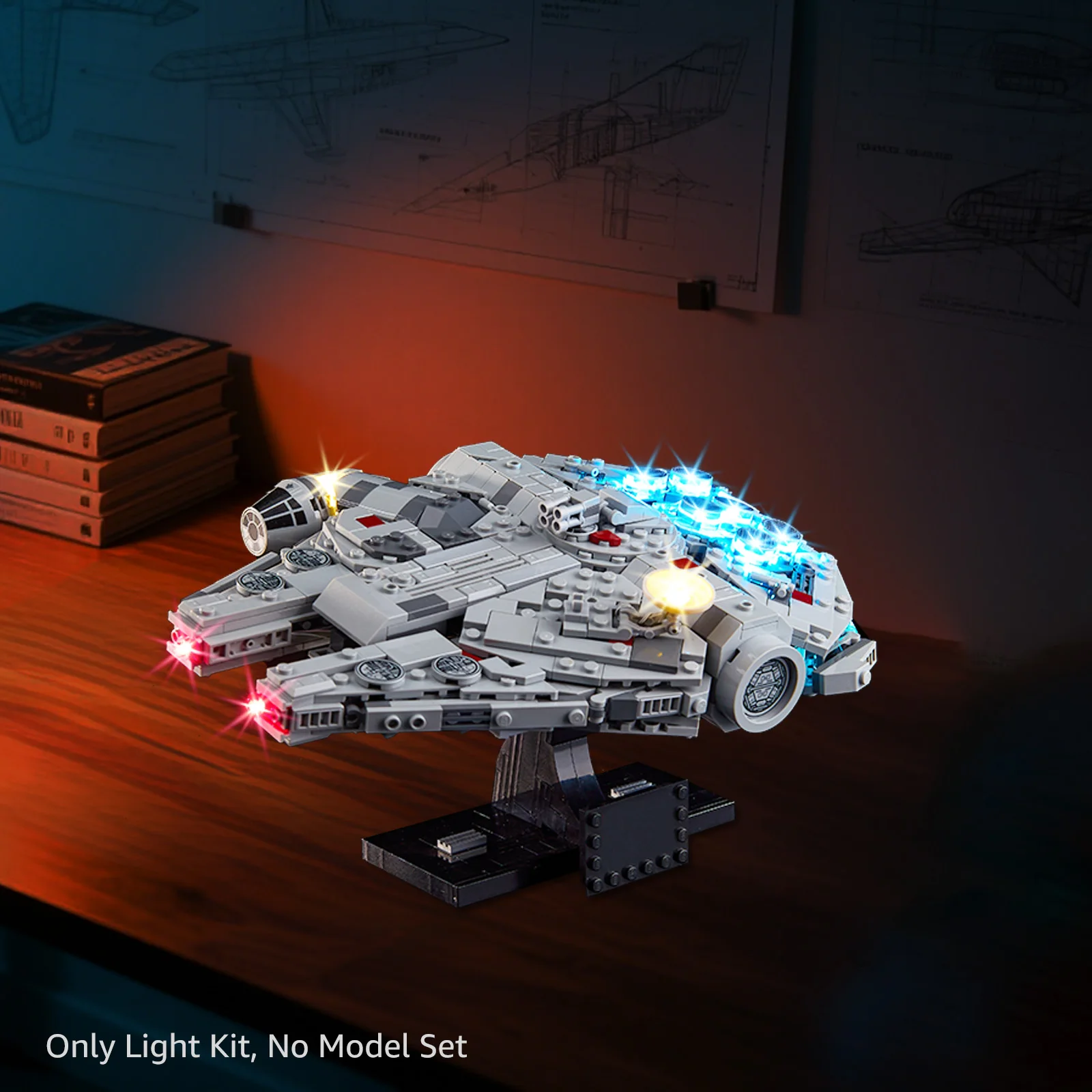 No Model LED Light Set Suitable for LEGO Star War Millennium Falcon 75375 Building Blocks
No Model LED Light Set Suitable for LEGO Star War Millennium Falcon 75375 Building Blocks