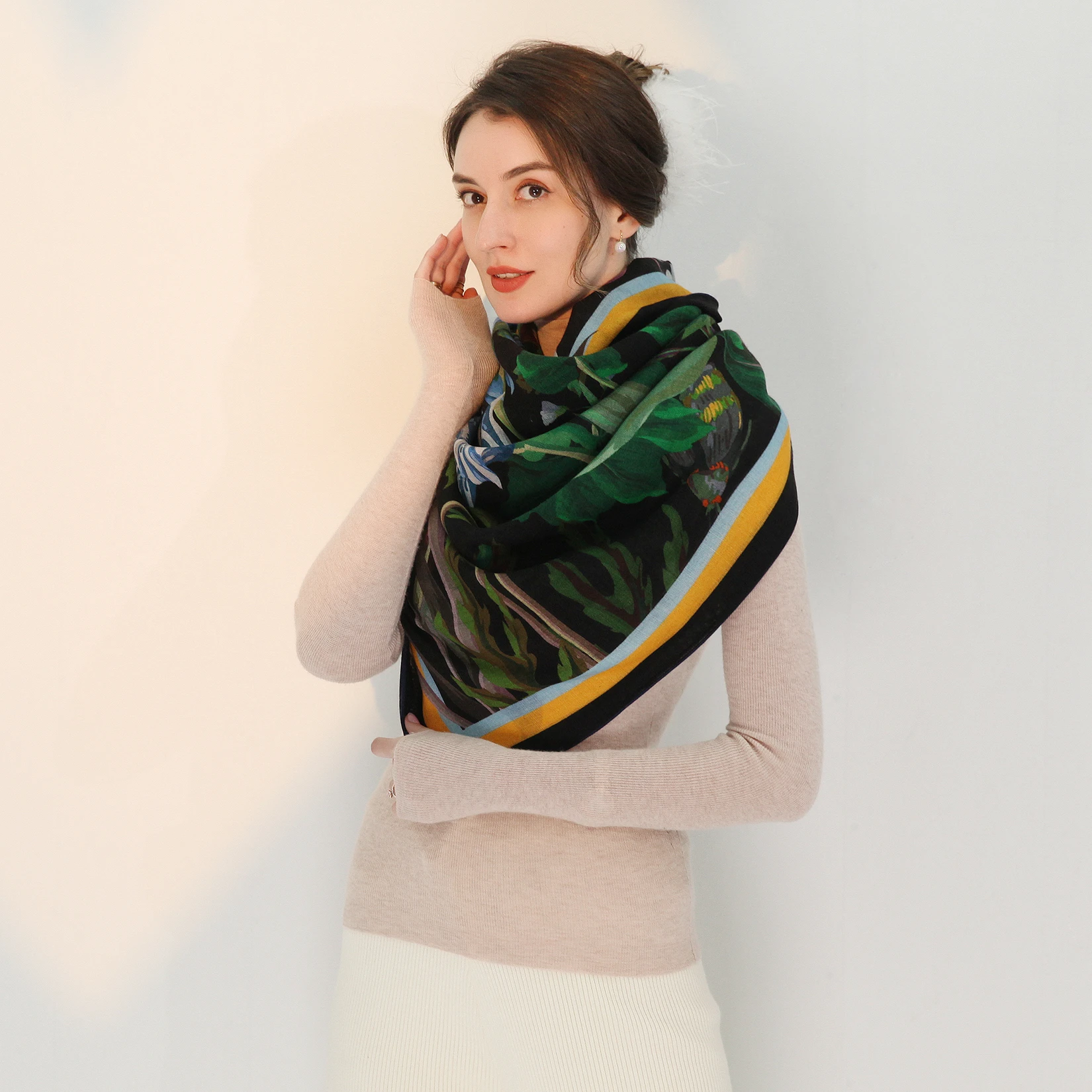 100% Wool Scarves Pashmina Luxury Top Grade Women Scarf Shawl Winter Warm Russian Ladies Neck Headscarves Fall Hijabs
100% Wool Scarves Pashmina Luxury Top Grade Women Scarf Shawl Winter Warm Russian Ladies Neck Headscarves Fall Hijabs