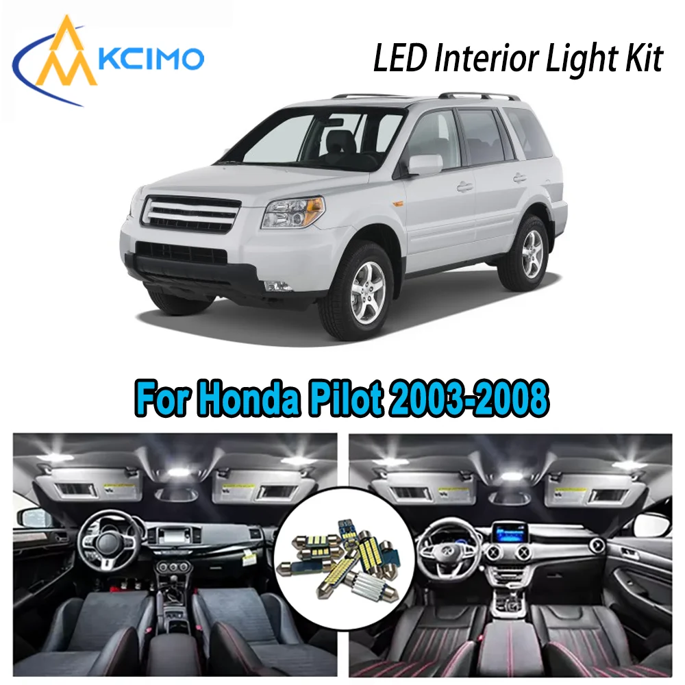 High-Quality LED Interior Kit for Honda Pilot 2003-2008 2004 2005 2006 2007 Premium Error-Free Dome Map Trunk Automotive Lamps
High-Quality LED Interior Kit for Honda Pilot 2003-2008 2004 2005 2006 2007 Premium Error-Free Dome Map Trunk Automotive Lamps