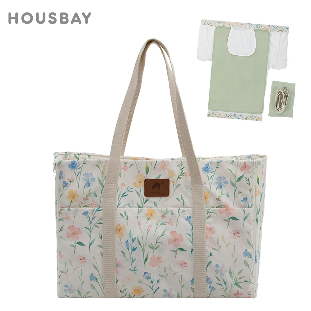 Wet/Dry Storage Tote Bag Mommy Bag Convert Diaper Changing Mat Included 2Pcs Removable Diaper Mats And 1Pc Shoulder Belt
Wet/Dry Storage Tote Bag Mommy Bag Convert Diaper Changing Mat Included 2Pcs Removable Diaper Mats And 1Pc Shoulder Belt
