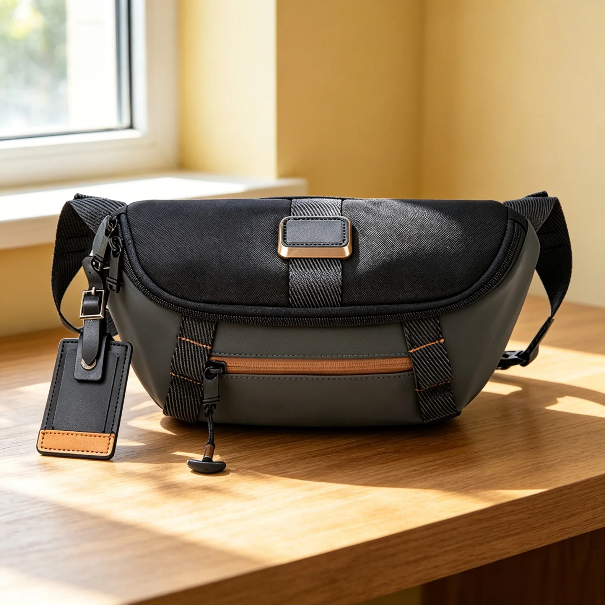 Men Premium Obsidian Black Crossbody Chest Bag, Stylish Cool Business Waist Pack for Daily Commute & Short Trip 232660
Men Premium Obsidian Black Crossbody Chest Bag, Stylish Cool Business Waist Pack for Daily Commute & Short Trip 232660