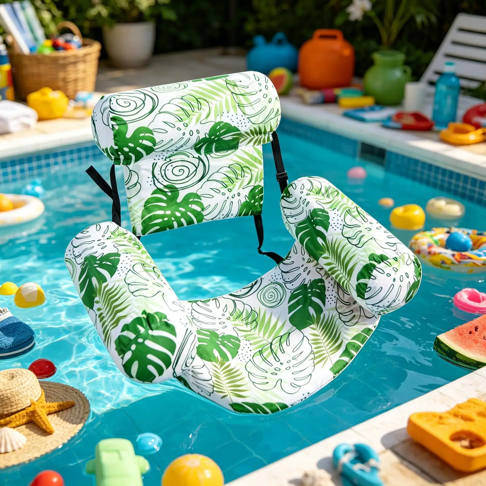 Floating Lounge Chair for Pool Adjustable Portable Blow Up Summer Pool Floating Chair for Travel Beach Vacation Swimming Lake
Floating Lounge Chair for Pool Adjustable Portable Blow Up Summer Pool Floating Chair for Travel Beach Vacation Swimming Lake