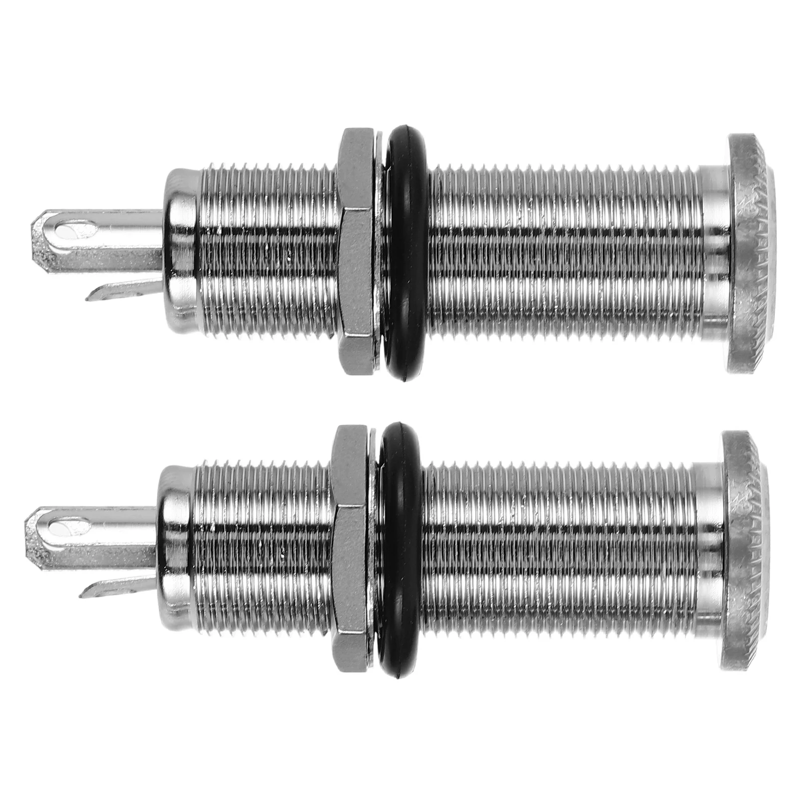 2pcs Threaded Cylinder Plug Sockets Electric Parts Accessory Short Foot Design Tight Locking Metal Construction Noise Reduction
2pcs Threaded Cylinder Plug Sockets Electric Parts Accessory Short Foot Design Tight Locking Metal Construction Noise Reduction