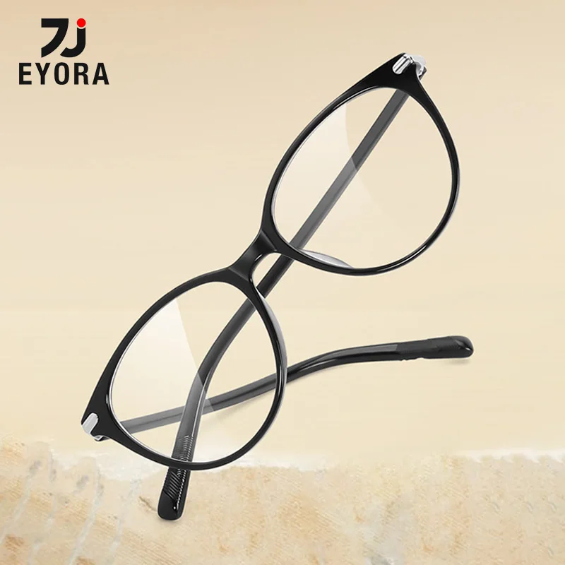 EYORA Ultralight Retro TR90 Cat Eye Reading Glasses Anti Blue Light Myopia and Hyperopia Photochromic Prescription Eyewear Lens 
EYORA Ultralight Retro TR90 Cat Eye Reading Glasses Anti Blue Light Myopia and Hyperopia Photochromic Prescription Eyewear Lens