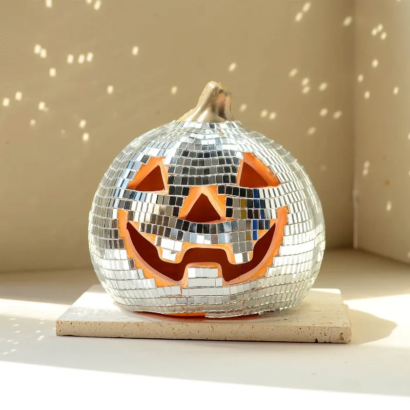 Halloween pumpkin lantern mosaic mirror patch Halloween decoration pumpkin ornament home
Halloween pumpkin lantern mosaic mirror patch Halloween decoration pumpkin ornament home