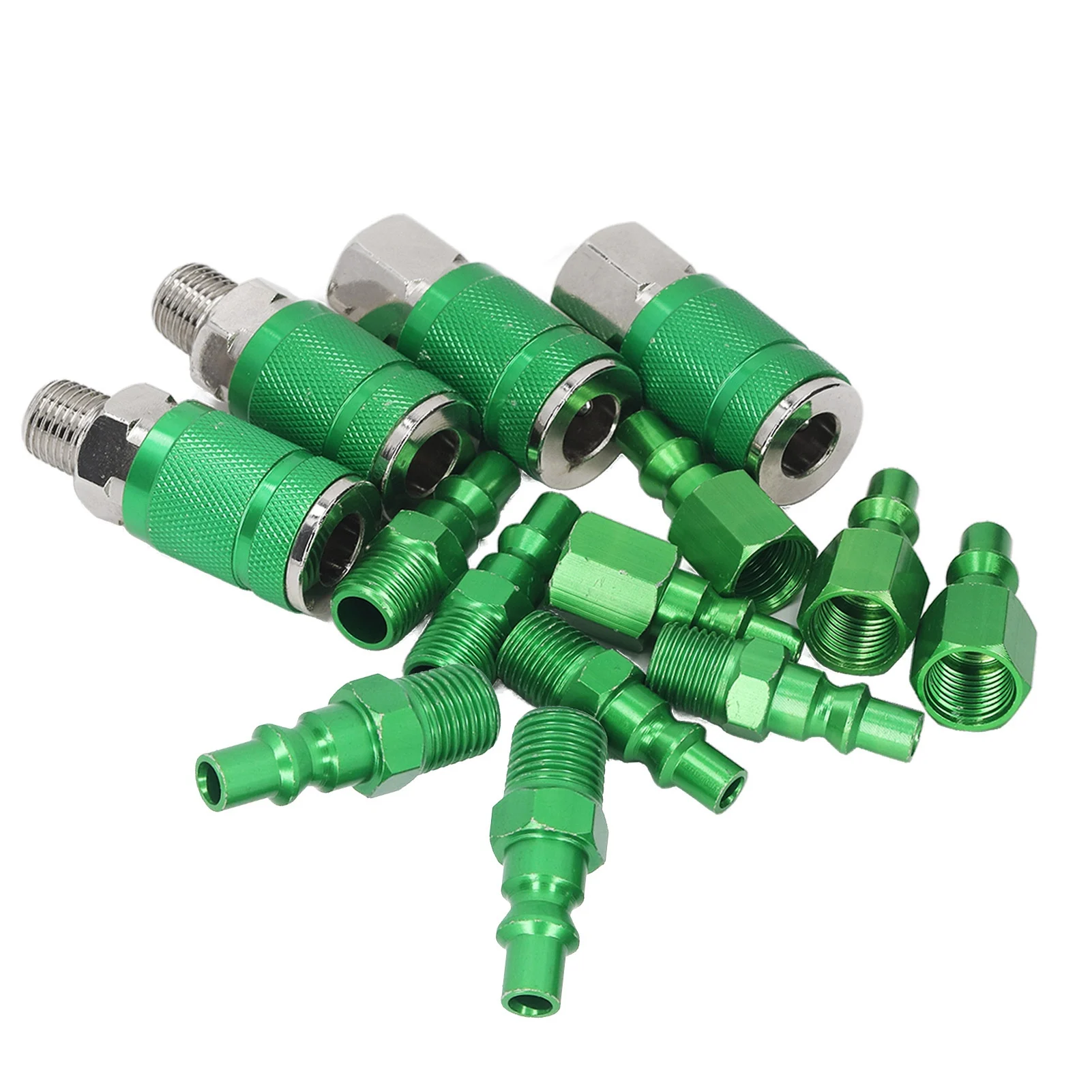 Пневматические соединители и набор из 10 шт. алюминиевых фитингов I/M, 1/4 дюйма NPT ARO, для пневматических шлангов
Пневматические соединители и набор из 10 шт. алюминиевых фитингов I/M, 1/4 дюйма NPT ARO, для пневматических шлангов