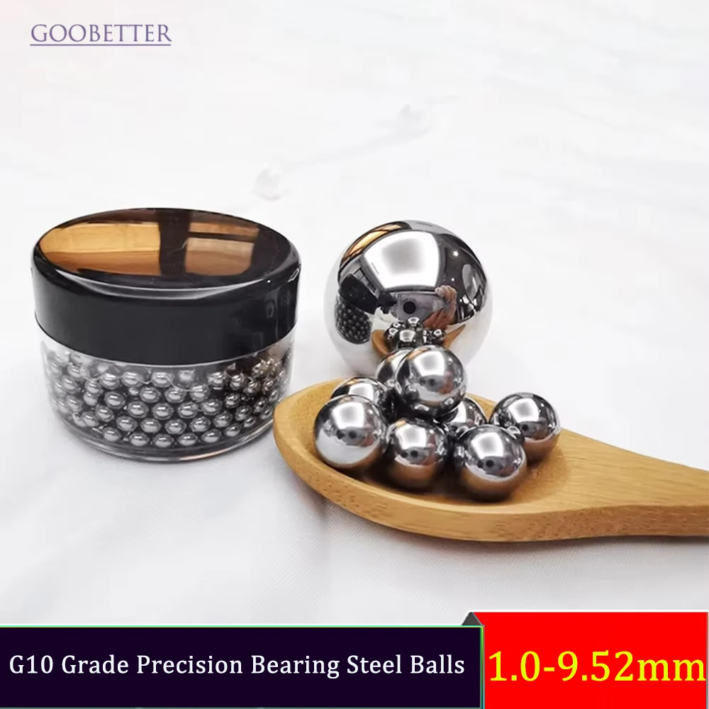 G10 Grade Precision Bearing Steel Balls 1.0-9.52mm for Lead Screws, High Hardness Anti-Rust, CNC Machinery/Automation Equipment
G10 Grade Precision Bearing Steel Balls 1.0-9.52mm for Lead Screws, High Hardness Anti-Rust, CNC Machinery/Automation Equipment