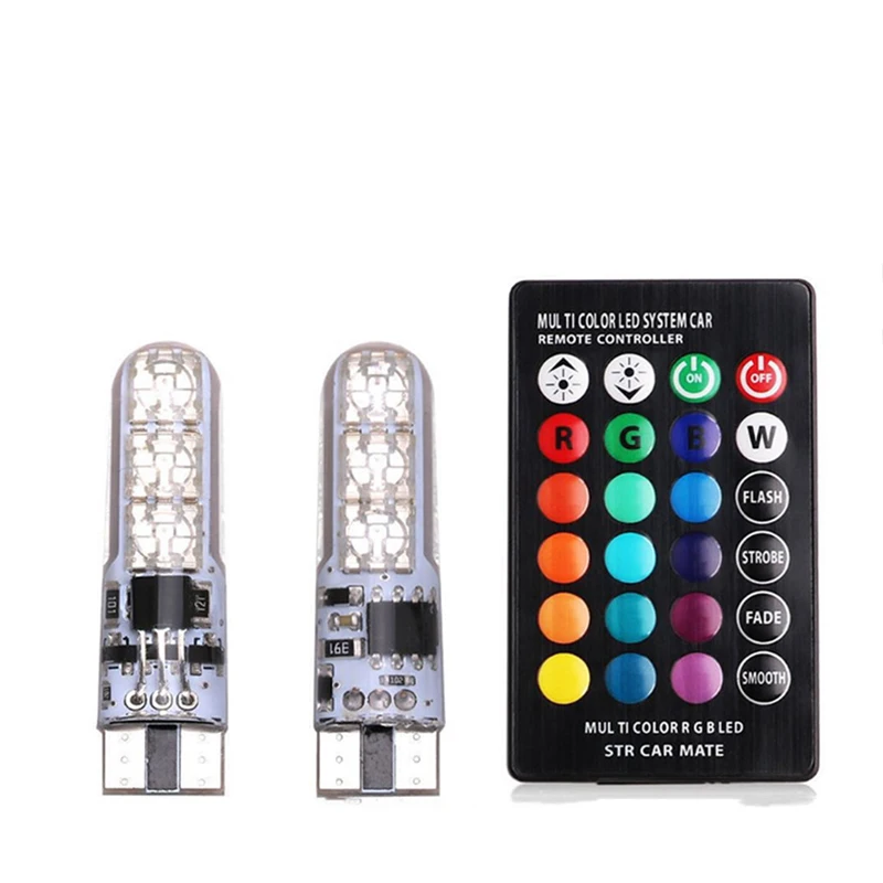 1set W5W T10 LED Bulbs with Remote Controller Flash Reading Wedge Light Clearance Light Remote Control Small Light License Plate
1set W5W T10 LED Bulbs with Remote Controller Flash Reading Wedge Light Clearance Light Remote Control Small Light License Plate
