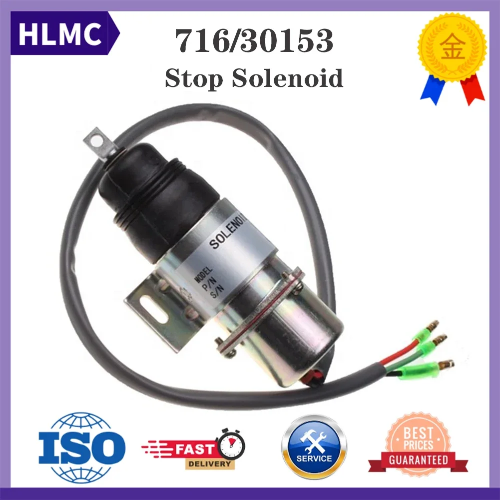 Engine Stop Solenoid 716/30153 Excavator JCB 8052 8060 Construction Machinery 12V Solenoid Electrical 71630153
Engine Stop Solenoid 716/30153 Excavator JCB 8052 8060 Construction Machinery 12V Solenoid Electrical 71630153