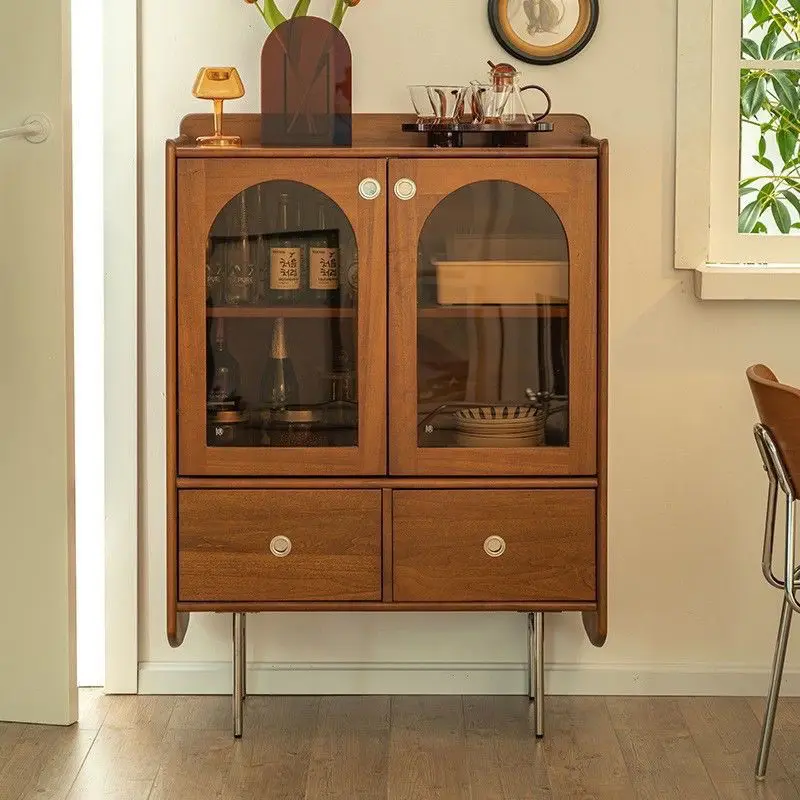 Retro solid wood chest of drawers casual sideboard wall-mounted coffee cup storage rack living room wine cabinet
Retro solid wood chest of drawers casual sideboard wall-mounted coffee cup storage rack living room wine cabinet