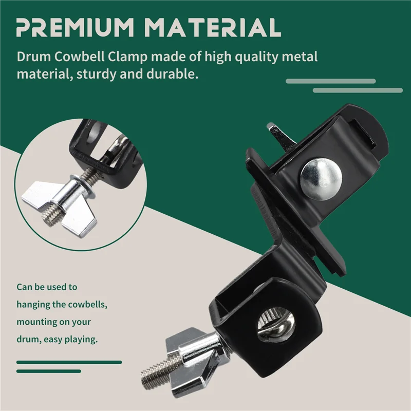 ABYM Bass Drum Cowbell Зажим Держатель колокольчика Аксессуары Ударный монтажный кронштейн для барабанного барабанного инструмента
ABYM Bass Drum Cowbell Зажим Держатель колокольчика Аксессуары Ударный монтажный кронштейн для барабанного барабанного инструмента