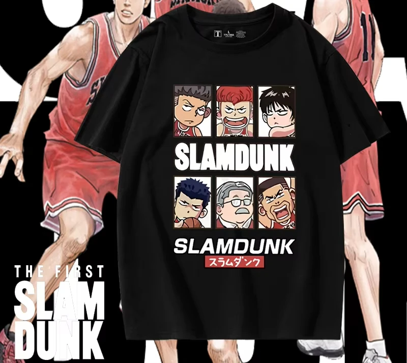 Q Version SLAM DUNK Sakuragi Blossom Road Anxi футболка с короткими рукавами мужская и женская повседневная одежда из чистого хлопка с половиной рукавов
Q Version SLAM DUNK Sakuragi Blossom Road Anxi футболка с короткими рукавами мужская и женская повседневная одежда из чистого хлопка с половиной рукавов