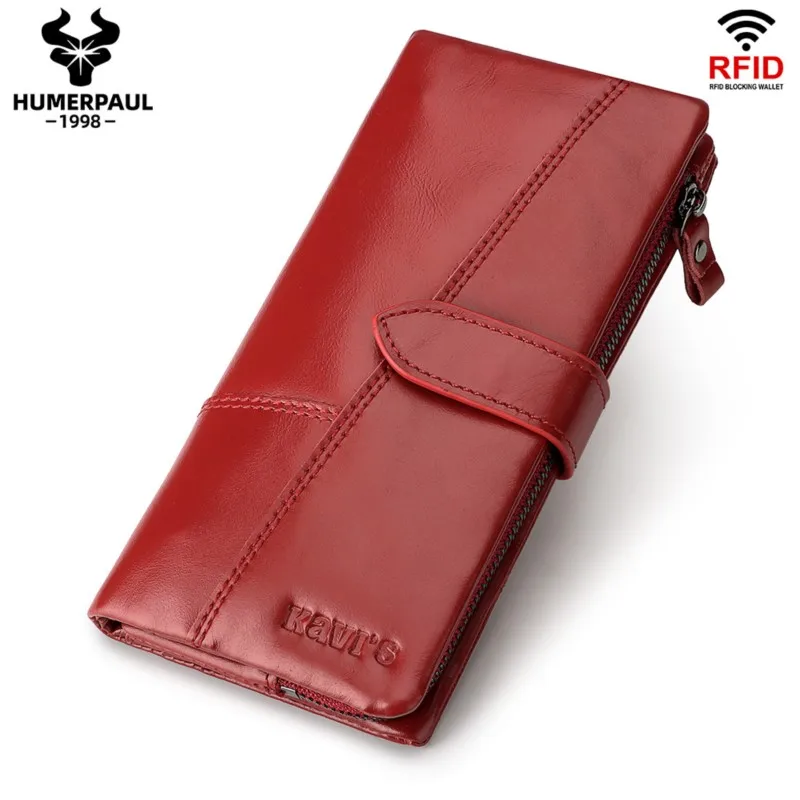 Elegant Large-Capacity Genuine Cowhide Women's Mobile Phone Wallet Multi-Slot Credit Card Holder Fashion Zipper Buckle Clutch
Elegant Large-Capacity Genuine Cowhide Women's Mobile Phone Wallet Multi-Slot Credit Card Holder Fashion Zipper Buckle Clutch
