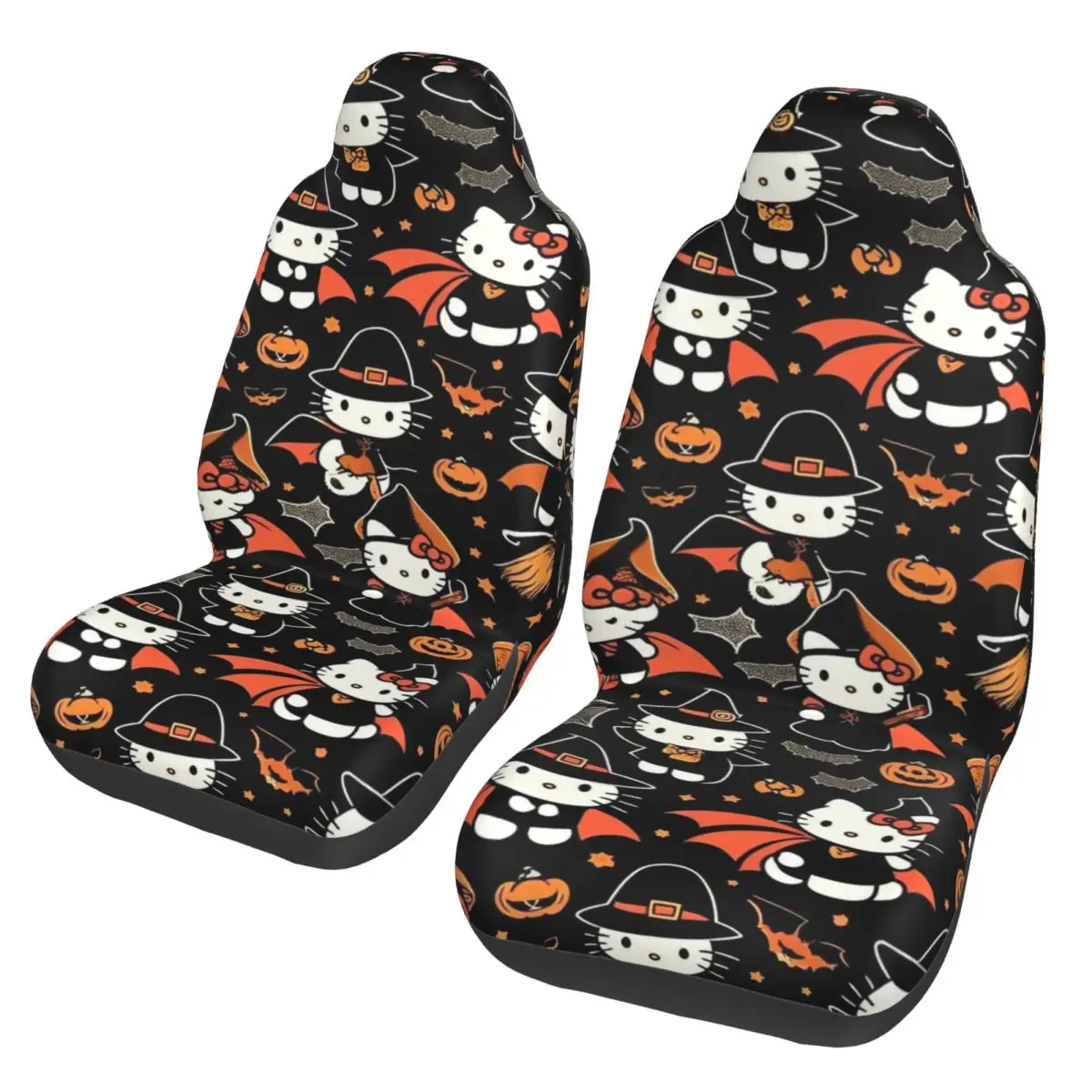 Универсальные чехлы на автомобильные сиденья Hello Kitty для Хэллоуина, всесезонные, женские, с рисунком летучих мышей и призраков, из фиброволокна
Универсальные чехлы на автомобильные сиденья Hello Kitty для Хэллоуина, всесезонные, женские, с рисунком летучих мышей и призраков, из фиброволокна