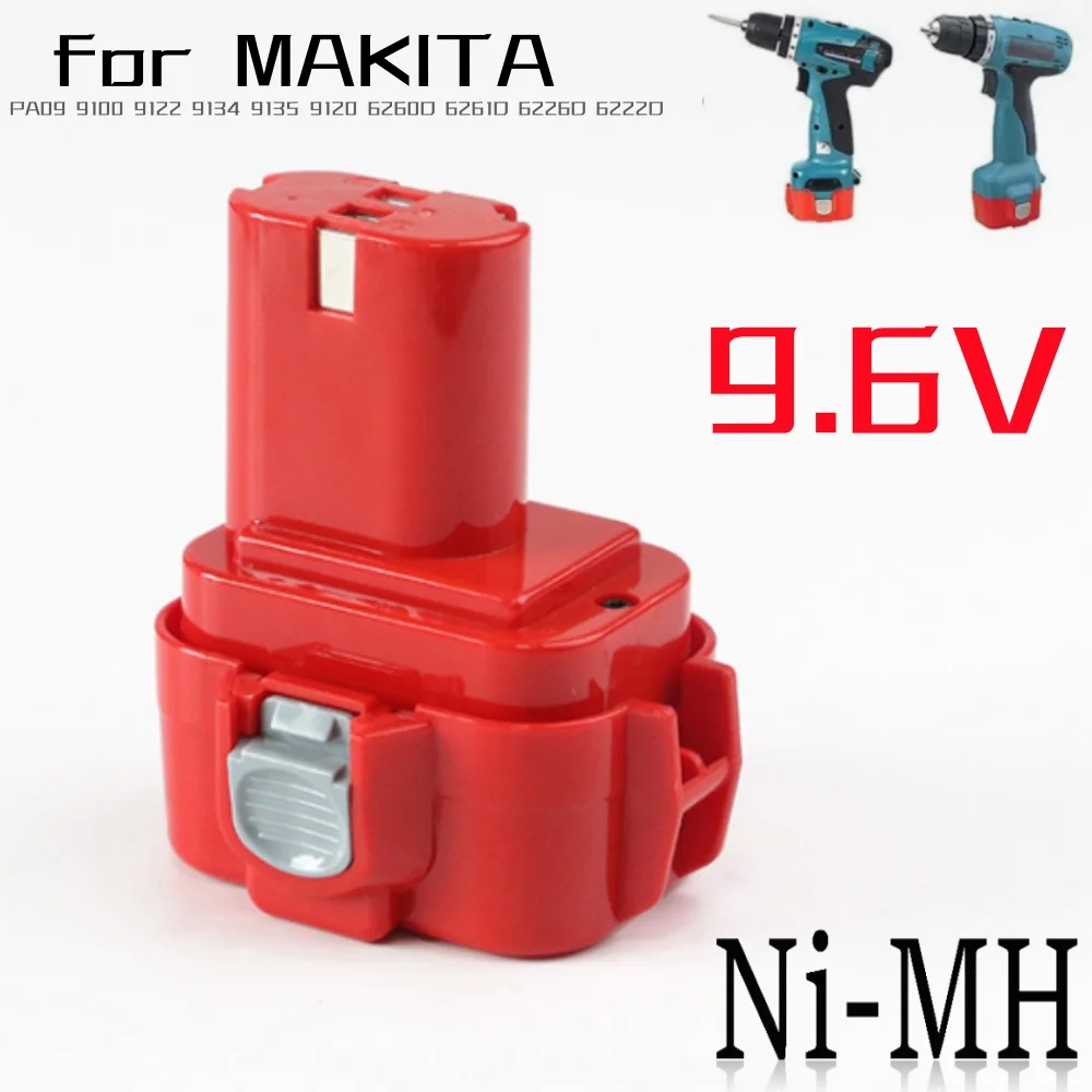 9.6V 4.8Ah Ersatzakku For Makita PA09 9120 9134 9135 9135A 9102 6207D 6222D 6261D 192595-8 192596-6 Power Tool Battery
9.6V 4.8Ah Ersatzakku For Makita PA09 9120 9134 9135 9135A 9102 6207D 6222D 6261D 192595-8 192596-6 Power Tool Battery