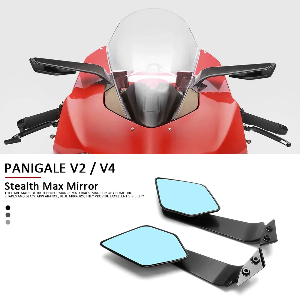 New Adjustable Motorcycle Accessories For Ducati Panigale V4 2018-2024 Panigale V2 2020-2024 Wind Wing Side Rearview Mirrors
New Adjustable Motorcycle Accessories For Ducati Panigale V4 2018-2024 Panigale V2 2020-2024 Wind Wing Side Rearview Mirrors