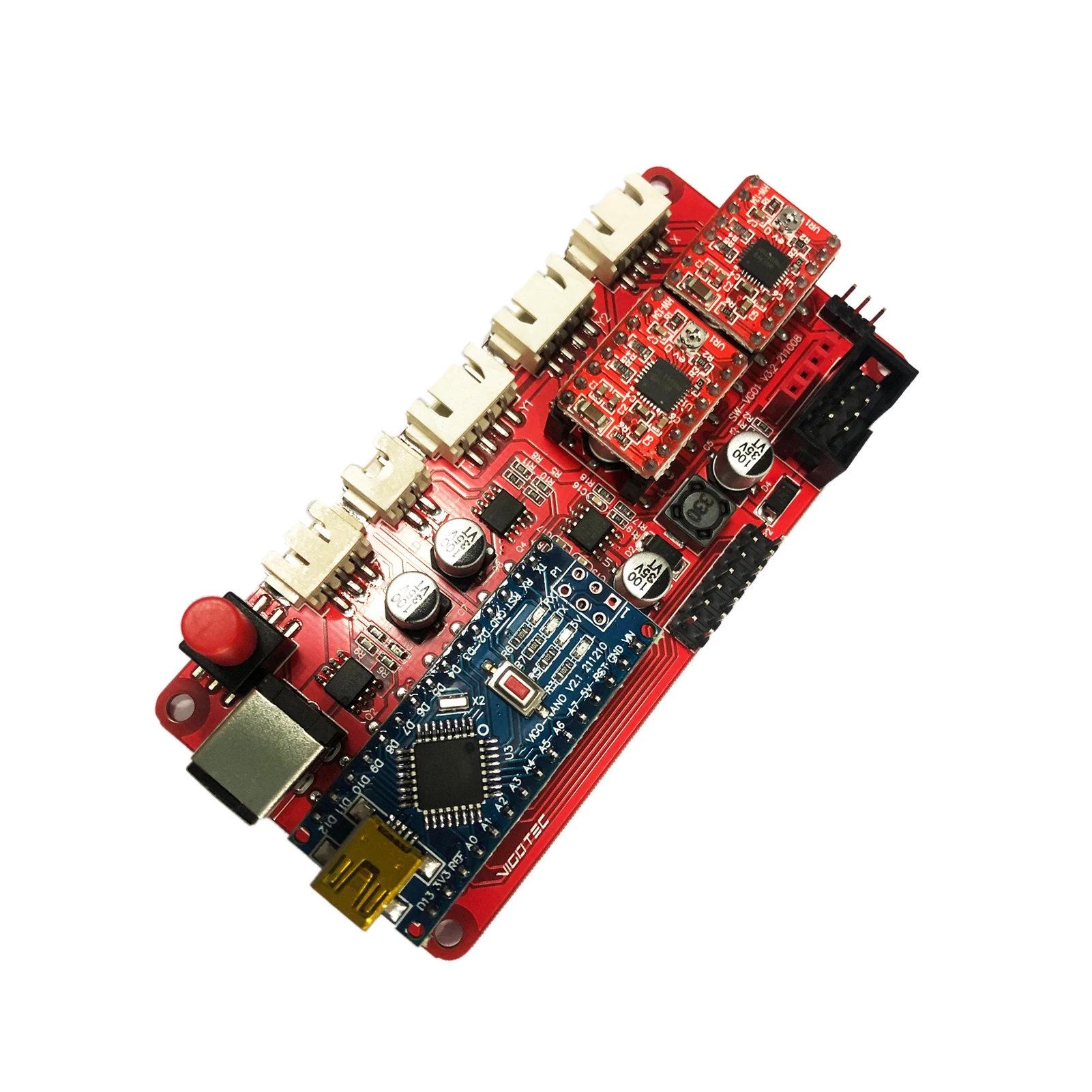 12V DIY Woodworking Laser Engraver Control Board Driver Controller Board for CNC Engraving Machine 
12V DIY Woodworking Laser Engraver Control Board Driver Controller Board for CNC Engraving Machine