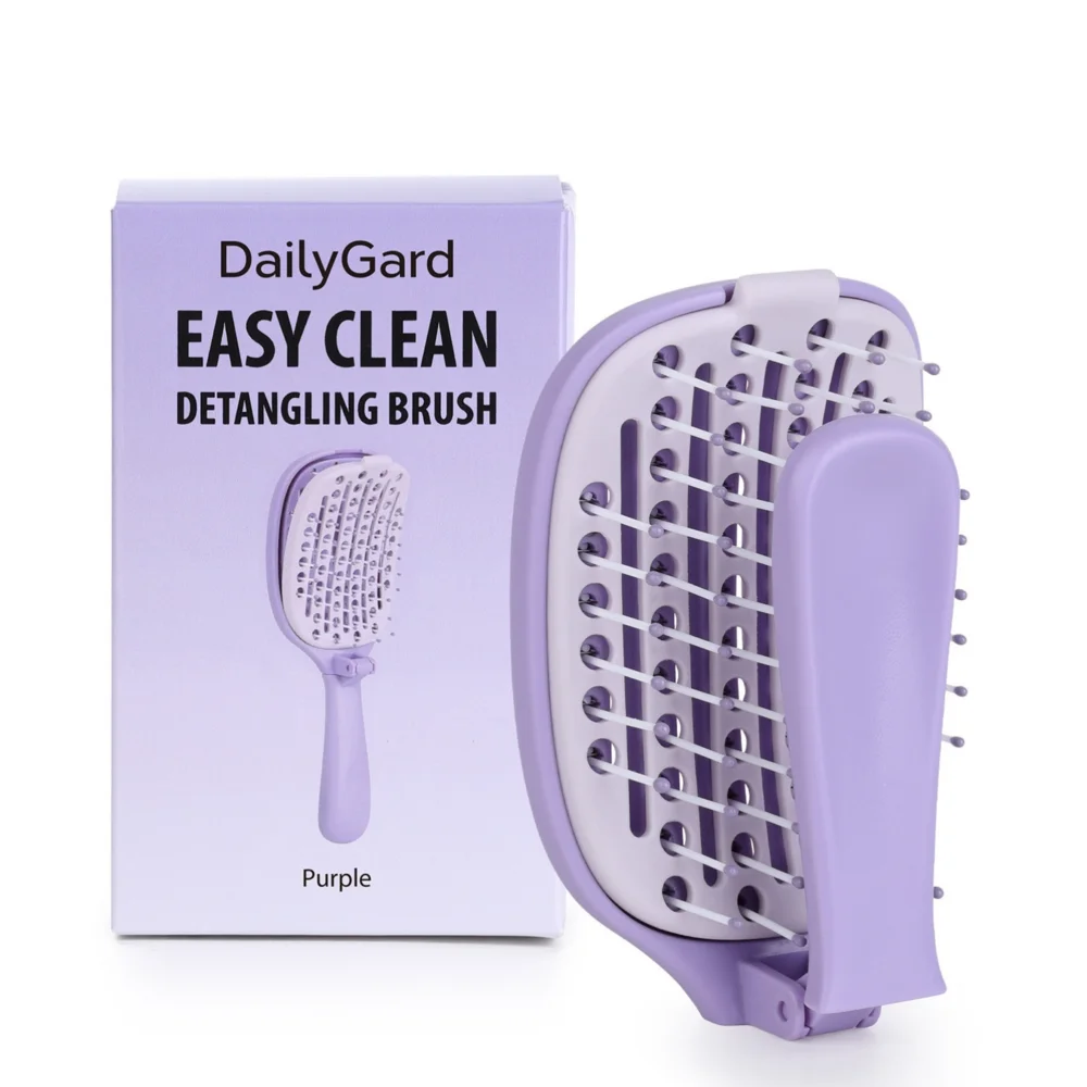 Self Cleaning Hair Brush Foldable Hairstyling Supplies Anti-Static Massage Comb for Women Girls Ladies Wives Mothers Home Salon
Self Cleaning Hair Brush Foldable Hairstyling Supplies Anti-Static Massage Comb for Women Girls Ladies Wives Mothers Home Salon