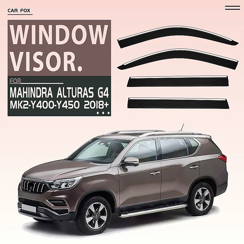 For Mahindra Alturas G4 2018+ Car Window Visor Rain Sun Shade Awning Windshield Side Auto Accessories
For Mahindra Alturas G4 2018+ Car Window Visor Rain Sun Shade Awning Windshield Side Auto Accessories