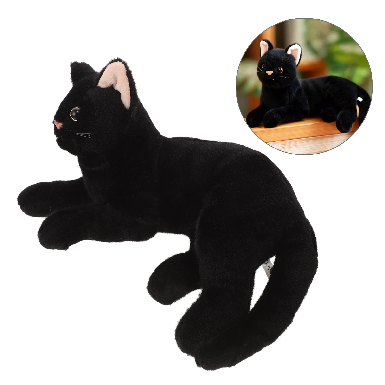 Cat Plush Toy Animal Heating Pad Black Stuffed Body Pillow Halloween Decor and White Mini Statue
Cat Plush Toy Animal Heating Pad Black Stuffed Body Pillow Halloween Decor and White Mini Statue