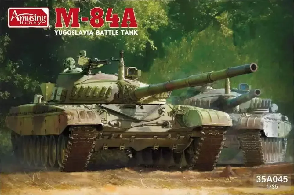 Amusing Hobby 35A045 1/35 Yugoslavia M-84A Main Battle Tank Plastic Model Kit
Amusing Hobby 35A045 1/35 Yugoslavia M-84A Main Battle Tank Plastic Model Kit