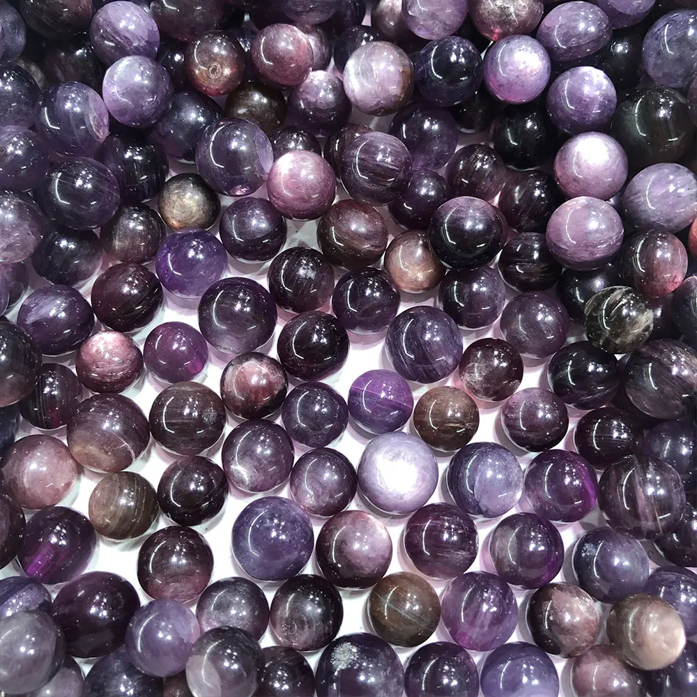 Natural Purple Lepidolite Sphere for Pendant Bracelet Quartz Crystal Ball Healing Stone Gemstone Reiki Jewelry Home Decoration
Natural Purple Lepidolite Sphere for Pendant Bracelet Quartz Crystal Ball Healing Stone Gemstone Reiki Jewelry Home Decoration
