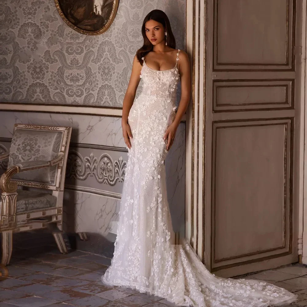 Flavinke Customized Princess Mermaid Wedding Dresses For Women Sleeveless Bridal Gown Lace Appliques Backless vestidos de novia
Flavinke Customized Princess Mermaid Wedding Dresses For Women Sleeveless Bridal Gown Lace Appliques Backless vestidos de novia