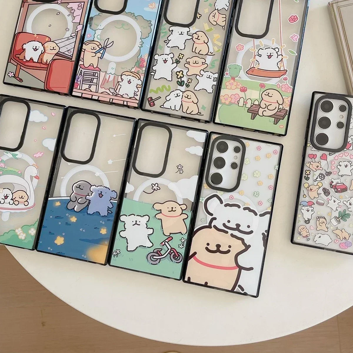 Cute Dog Friend Magnetic Acrylic Black Border Case for Samsung Galaxy S22 S23 S24 S25 Ultra S25U Cover Protective Shell
Cute Dog Friend Magnetic Acrylic Black Border Case for Samsung Galaxy S22 S23 S24 S25 Ultra S25U Cover Protective Shell
