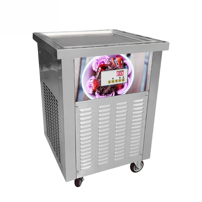 Commercial ice frying machine stall thick cutting fried yogurt machine
Commercial ice frying machine stall thick cutting fried yogurt machine