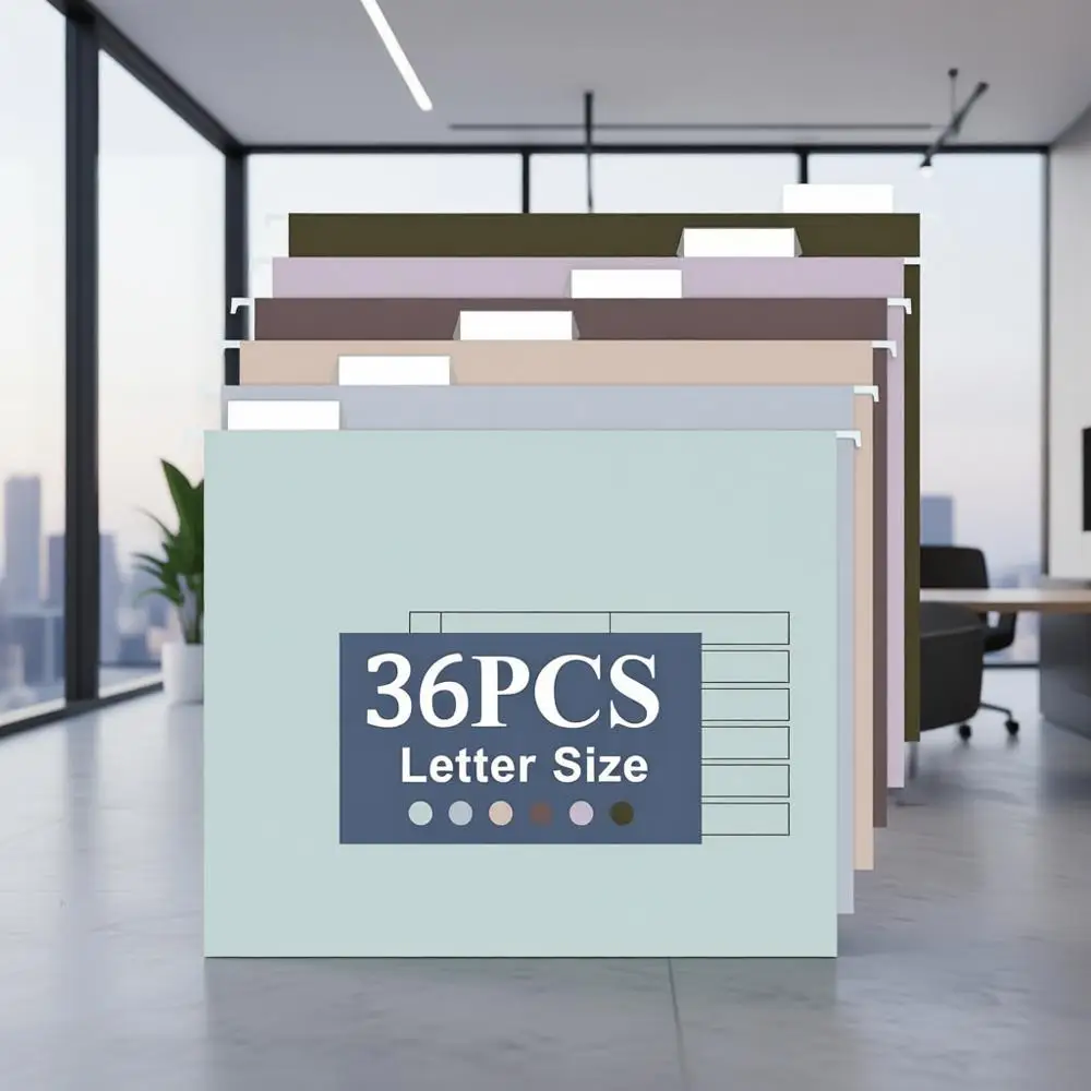 Папки для документов формата Letter, с вырезанными вкладками 1/5, 36 вкладок, 6 успокаивающих цветов для хранения дома и в офисе
Папки для документов формата Letter, с вырезанными вкладками 1/5, 36 вкладок, 6 успокаивающих цветов для хранения дома и в офисе