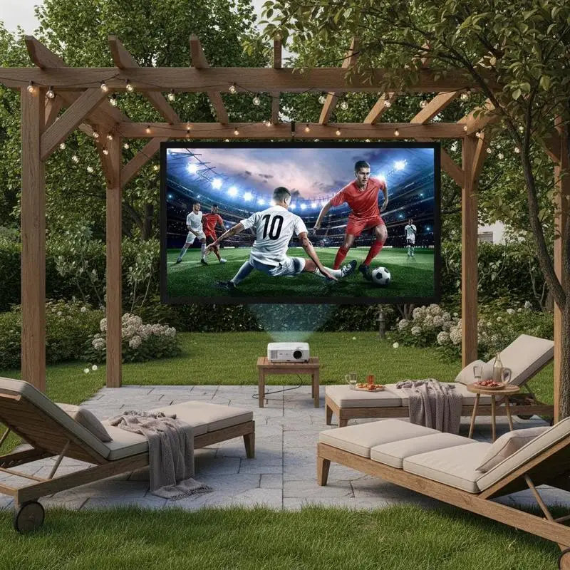 Big 110" Diagonal 16:9 HD Projector Screen Home Theater Outdoor Use
Big 110" Diagonal 16:9 HD Projector Screen Home Theater Outdoor Use