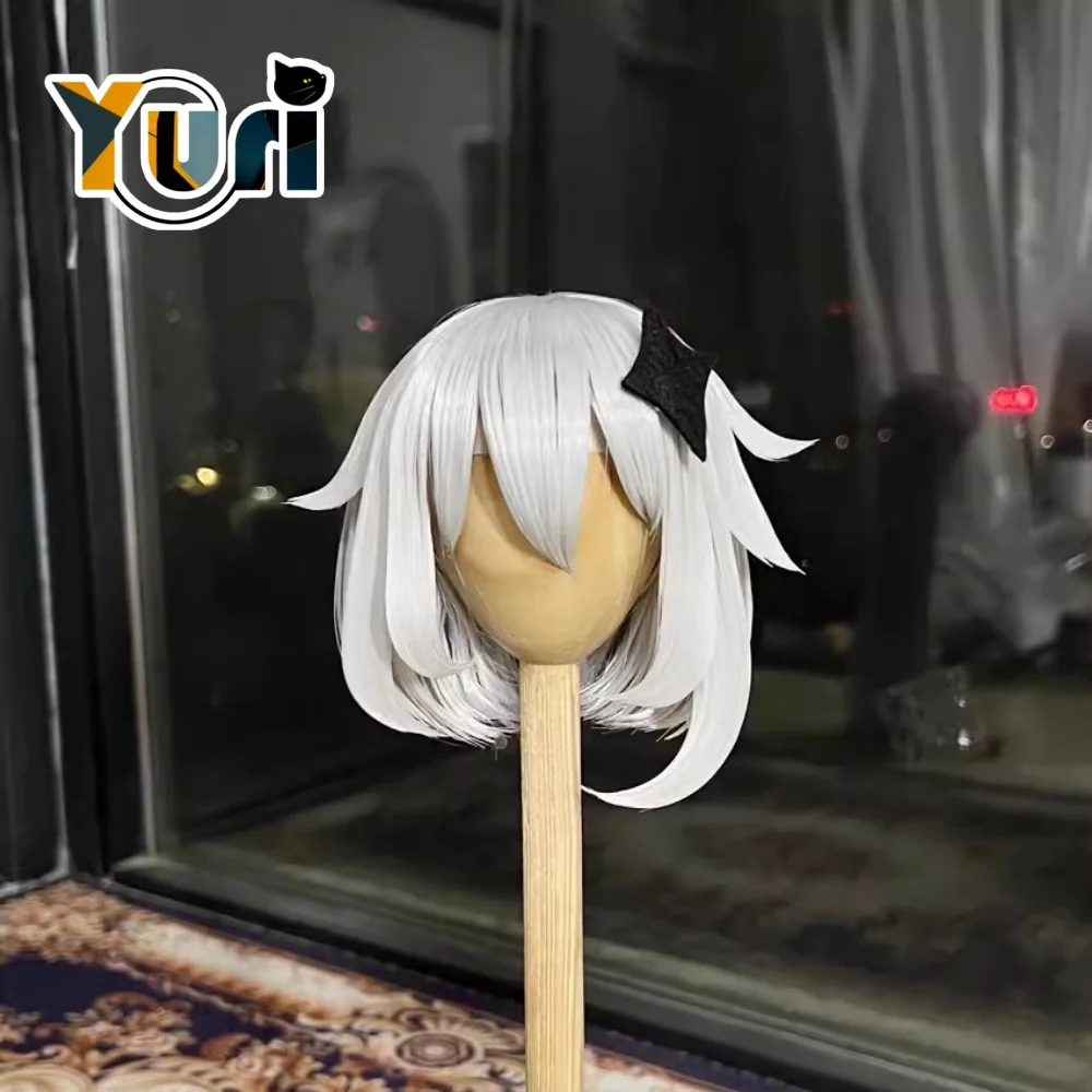 Yuri Anime Genshin Impact Paimon Silver Gray Hair Wig Cosplay 1/3 1/4 1/6 BJD Wig Doll Handmade Hair Headwear Game Cos Props C
Yuri Anime Genshin Impact Paimon Silver Gray Hair Wig Cosplay 1/3 1/4 1/6 BJD Wig Doll Handmade Hair Headwear Game Cos Props C
