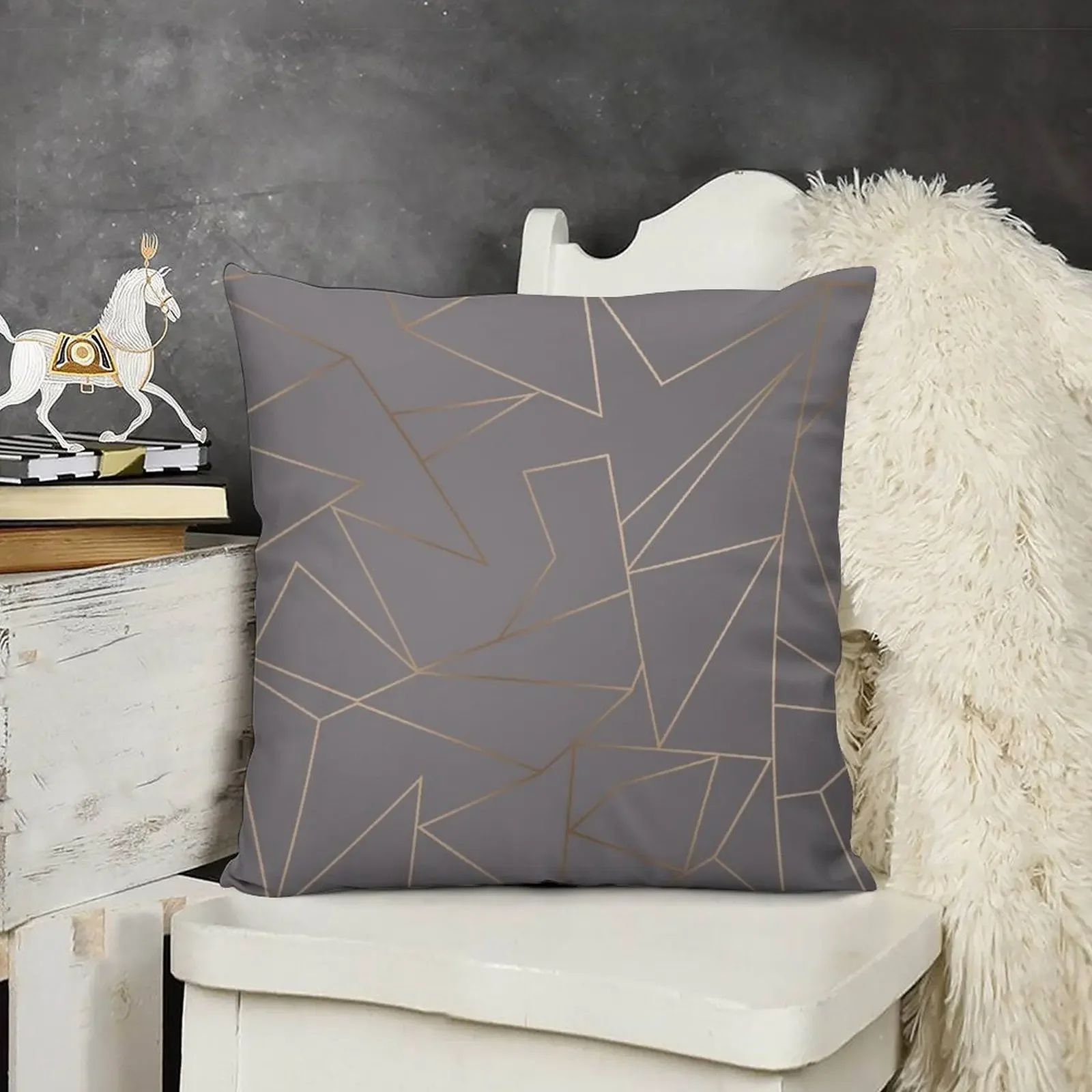 Elegant rose gold geometric pattern Throw Pillow Sofa Decorative Covers Cushion Cover Luxury pillow
Elegant rose gold geometric pattern Throw Pillow Sofa Decorative Covers Cushion Cover Luxury pillow
