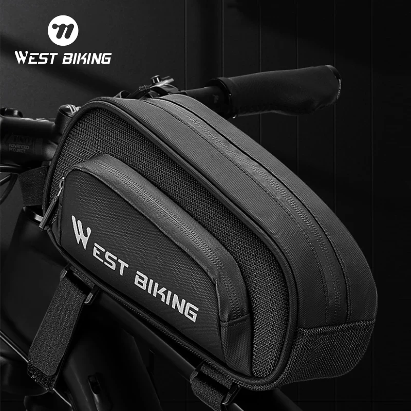 Сумка велосипедная WEST BIKING на 1,5 л, портативная Водонепроницаемая рама для горных и шоссейных велосипедов, аксессуары
Сумка велосипедная WEST BIKING на 1,5 л, портативная Водонепроницаемая рама для горных и шоссейных велосипедов, аксессуары