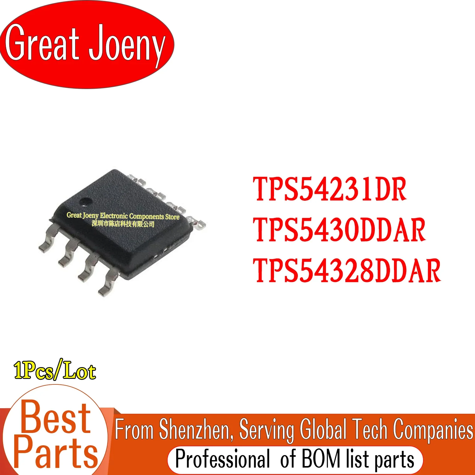 54231 5430 54328 TPS54231DR TPS5430DDAR TPS54328DDAR IC Chipset SOP-8 Bulk Best Price
54231 5430 54328 TPS54231DR TPS5430DDAR TPS54328DDAR IC Chipset SOP-8 Bulk Best Price