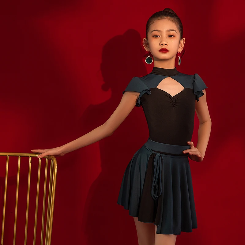 Professional Latin Dance Costumes For Girls Practice Clothing Tango Jumpsuit Skirt Suit Girls Latin Competition Dress DQL6702
Professional Latin Dance Costumes For Girls Practice Clothing Tango Jumpsuit Skirt Suit Girls Latin Competition Dress DQL6702