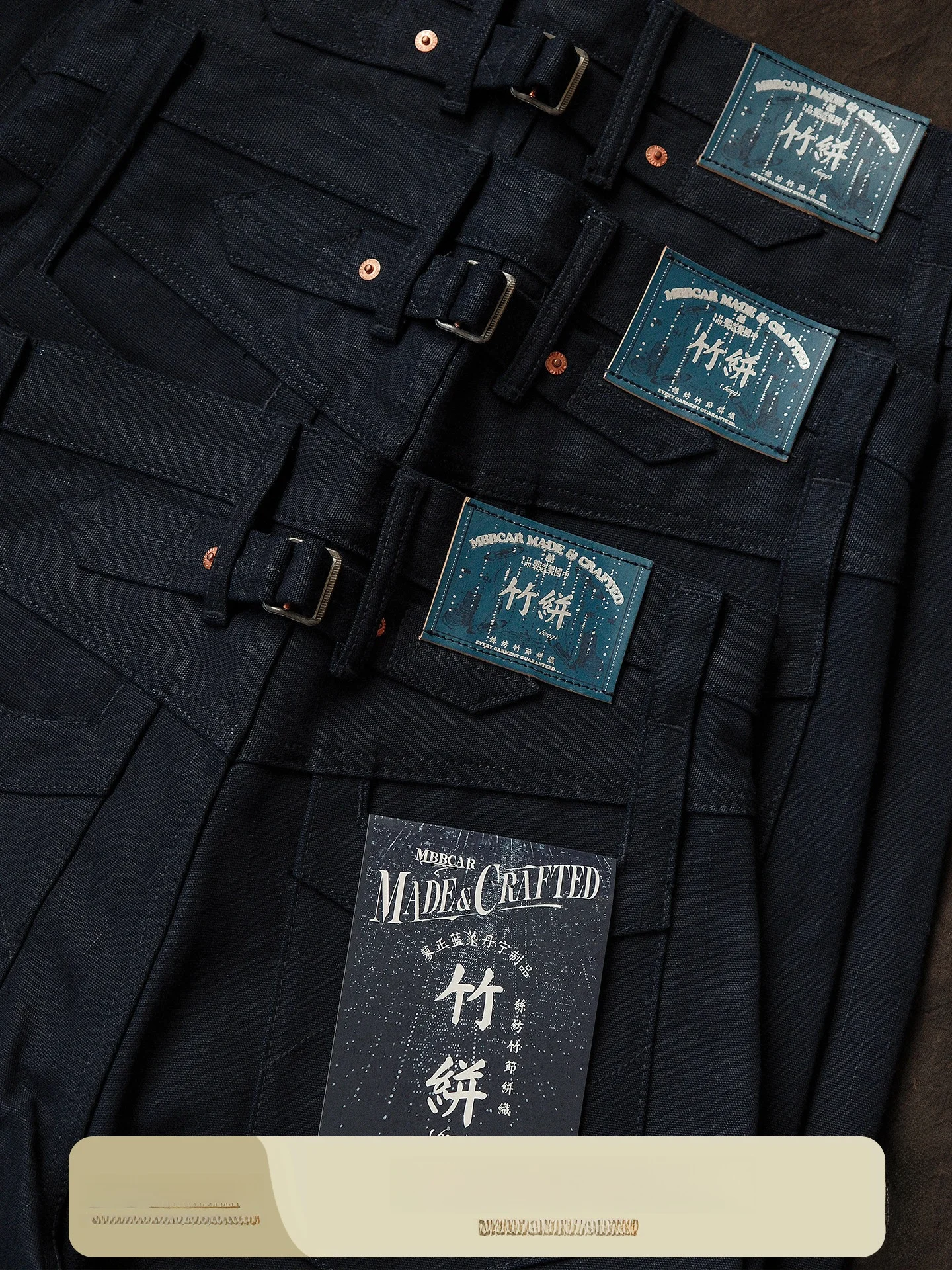 High Waist Wide Leg Pants Bamboo Series 5OZ Special Deep Blue Canvas Flat And Five Bule Red Ear Denim MMC Narrow Width
High Waist Wide Leg Pants Bamboo Series 5OZ Special Deep Blue Canvas Flat And Five Bule Red Ear Denim MMC Narrow Width