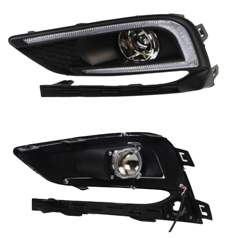 2Pcs LED Daytime Running Light Fog Lamp 12V DRL with Turn Signal and Night Blue Light for Chevrolet Cruze 2016 2017
2Pcs LED Daytime Running Light Fog Lamp 12V DRL with Turn Signal and Night Blue Light for Chevrolet Cruze 2016 2017