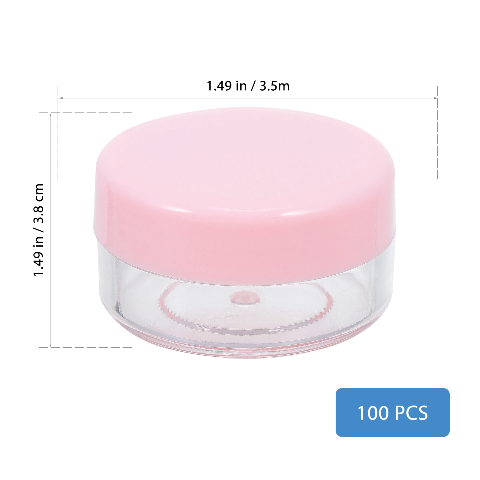 100pcs Sub Boxes Plastic Sample Bottles 10g Capacity Storage Containers Portable Cream Jars Refillable Travel Makeup
100pcs Sub Boxes Plastic Sample Bottles 10g Capacity Storage Containers Portable Cream Jars Refillable Travel Makeup