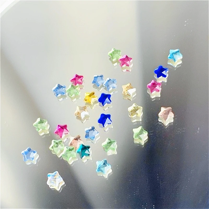 4mm Star Tooth Drill Multi-color Mixed 10pcs/box. Fat Starfish Tooth Drill Rhinestone Five-pointed Star Decoration
4mm Star Tooth Drill Multi-color Mixed 10pcs/box. Fat Starfish Tooth Drill Rhinestone Five-pointed Star Decoration