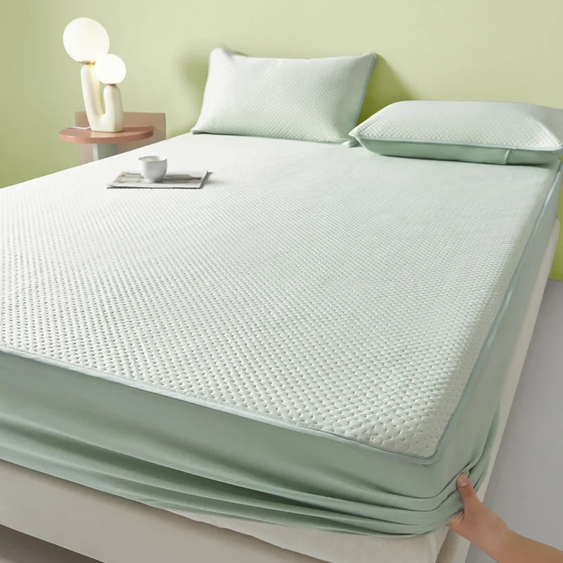 Breathable dustproof mattress cover premium cool silk 3pcs set fitted sheet waterproof machine washable 3pcs set
Breathable dustproof mattress cover premium cool silk 3pcs set fitted sheet waterproof machine washable 3pcs set