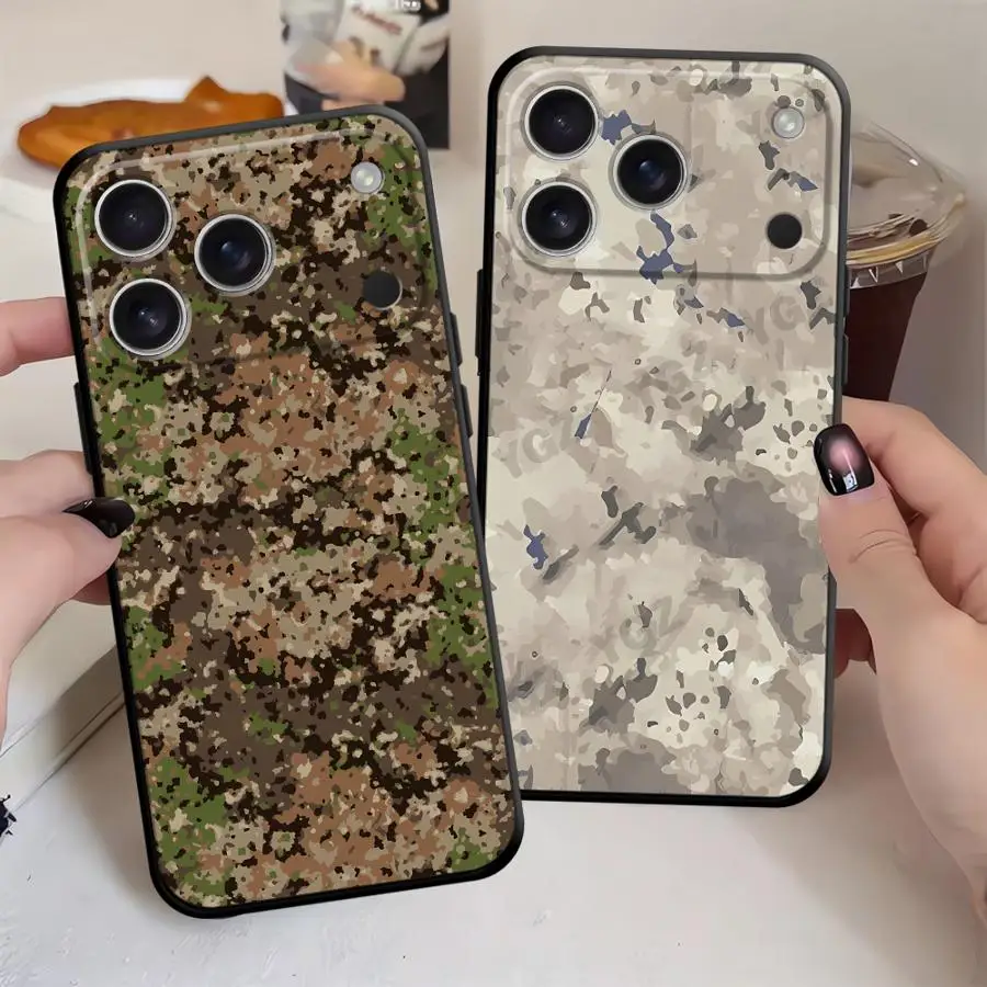 Camouflage Pattern Case for iPhone XR 15 16 14 Plus 7 8 17Air 13 12 11 17 Pro Max XS Max Black Soft Phone Cover
Camouflage Pattern Case for iPhone XR 15 16 14 Plus 7 8 17Air 13 12 11 17 Pro Max XS Max Black Soft Phone Cover