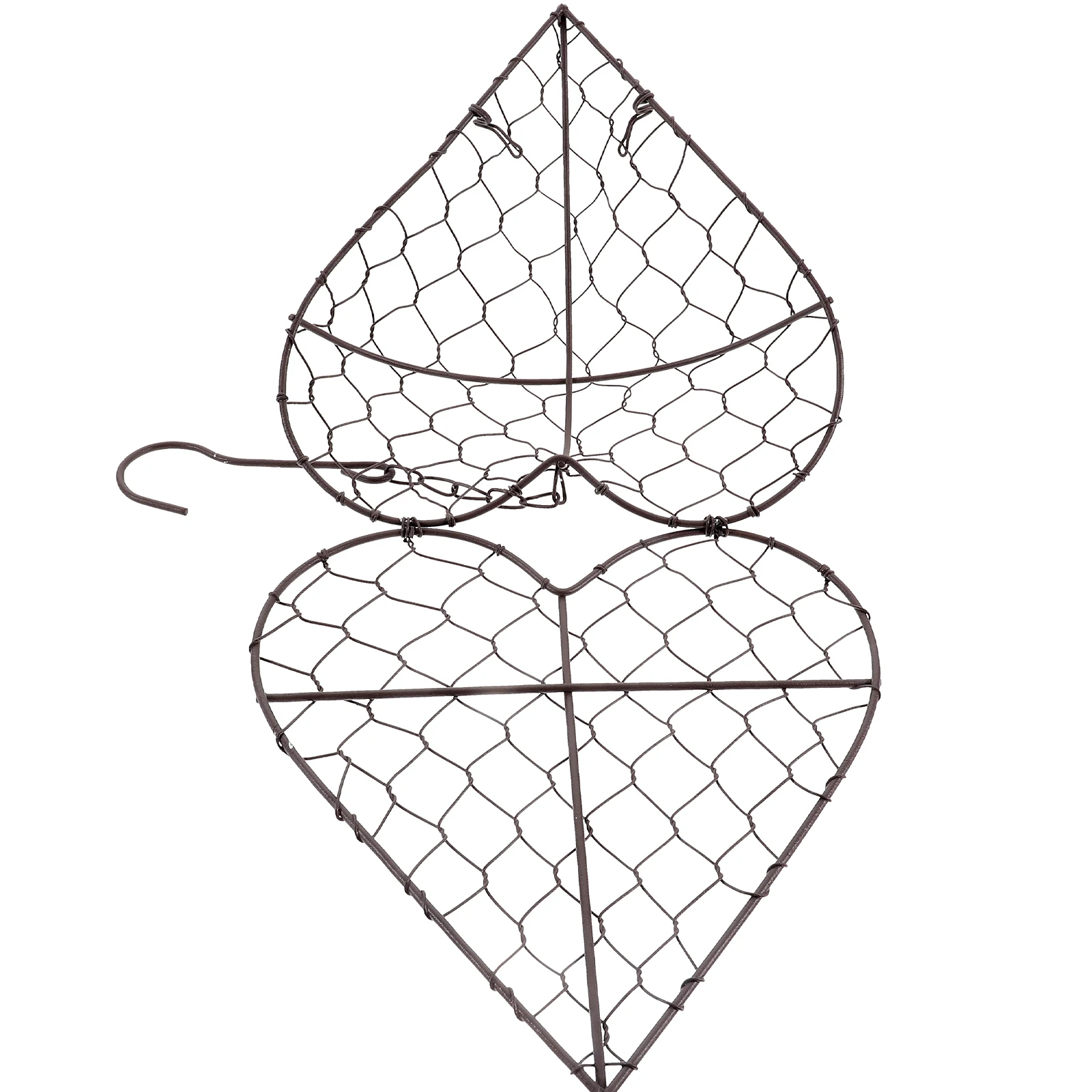 Heart Shape Wire Wreath Metal Heart Shape Hanging Basket Frame Succulent Pot Pot Plant Holder Indoor Outdoor Decor
Heart Shape Wire Wreath Metal Heart Shape Hanging Basket Frame Succulent Pot Pot Plant Holder Indoor Outdoor Decor