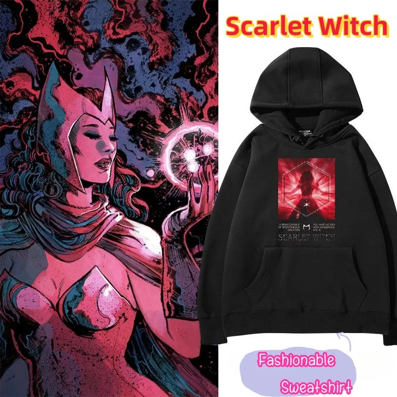 Beast Kingdom Scarlet Witch Anime Merchandise Fashion Sweatshirt for Men and Women Autumn and Winter Casual Versatile Hoodie
Beast Kingdom Scarlet Witch Anime Merchandise Fashion Sweatshirt for Men and Women Autumn and Winter Casual Versatile Hoodie