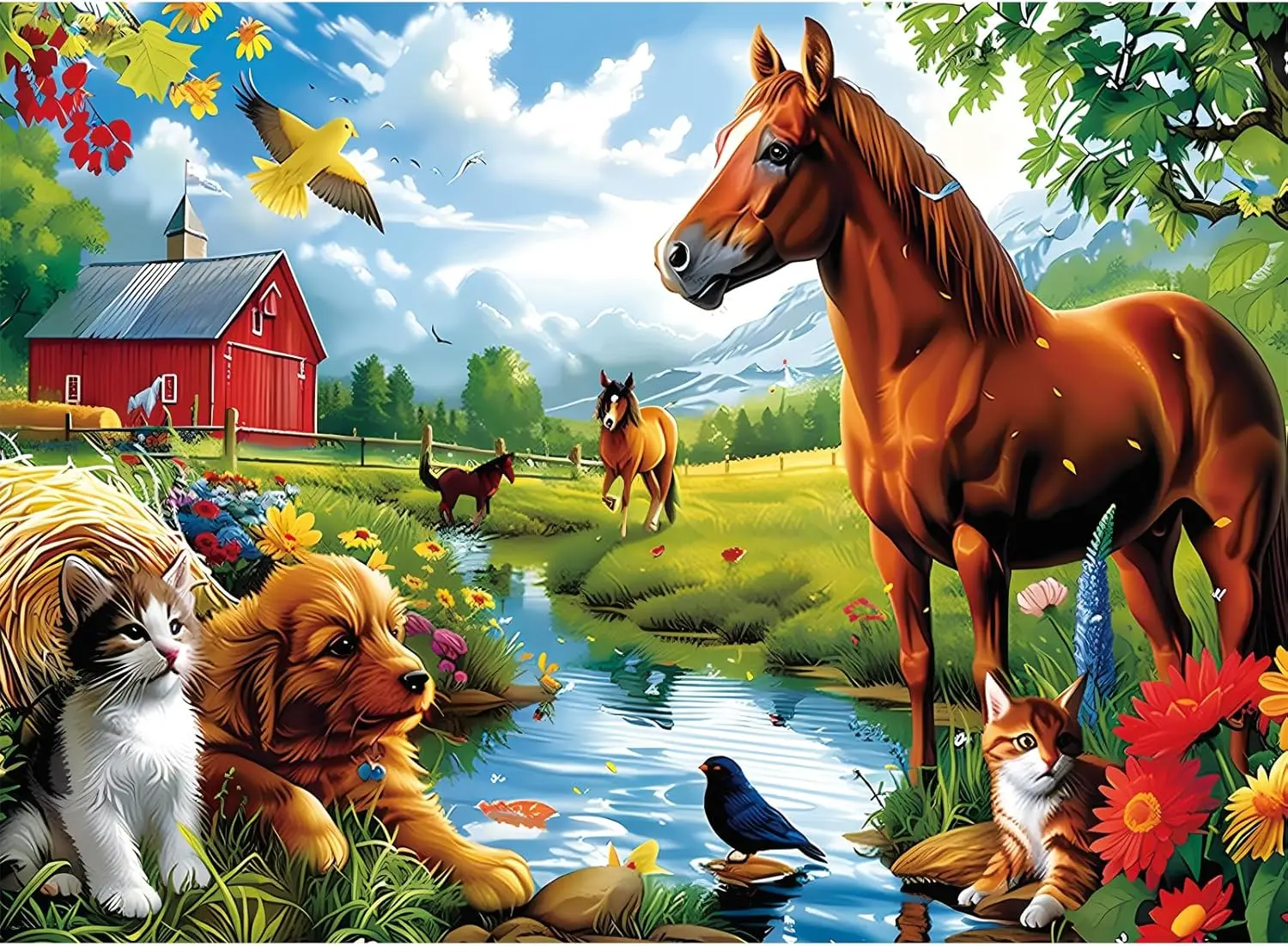 520/500/300 Pieces Wooden Puzzle for Horse and Cat Jigsaw Puzzles for Challenging Family Activity Games Party Birthday Gift
520/500/300 Pieces Wooden Puzzle for Horse and Cat Jigsaw Puzzles for Challenging Family Activity Games Party Birthday Gift